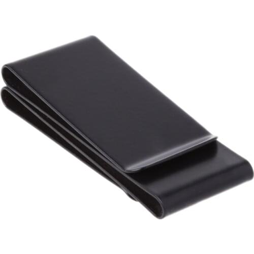 Y166 Stainless Steel Slim Double-sided Money Clip Purse Wallet Credit Card ID Holder