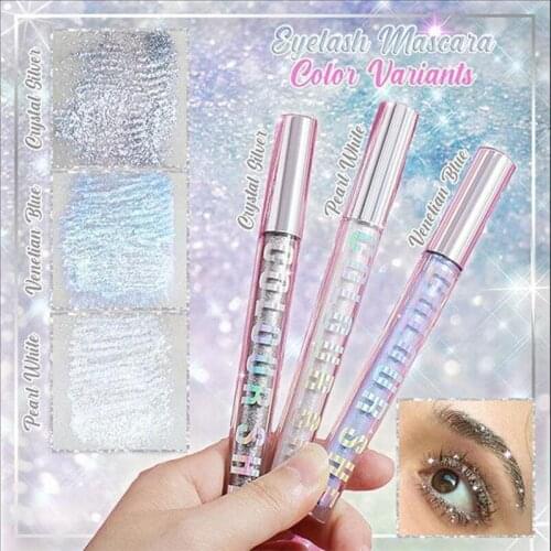 Fairy’s Tear Diamond Eyelash Mascara Pairs Shiny False Eyelashes Thick Long Cross Stage Fake Eye Lashes Fashion Sexy Tools