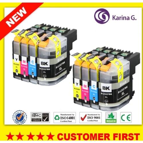 High Yield 2sets Ink Cartridges for LC225XL LC227XL For Brother MFC-J5320DW MFC-J5620DW MFC-J5625DW