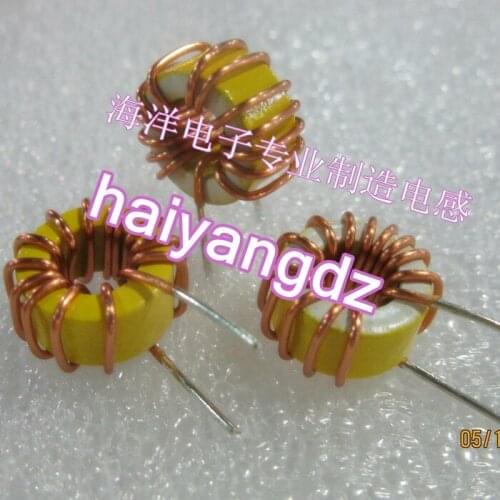 10pcs/13mm 10UH 0.8 Line 5026B 6A Magnetic ring inductors Magnetic ring inductors Iron core