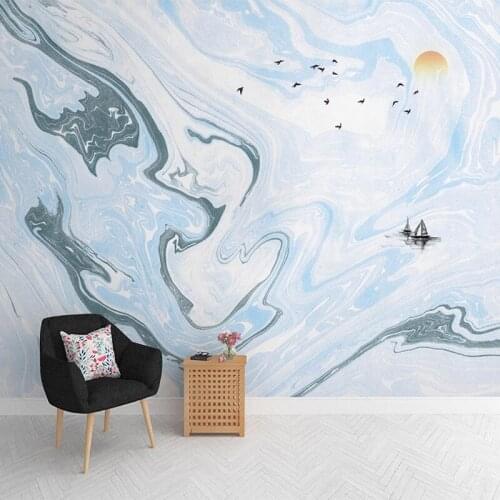 Custom 3D Wallpaper Murals Abstract Marble Texture Wall Mural Paintings Hall Living Room TV Background Wall Papers Home Decor