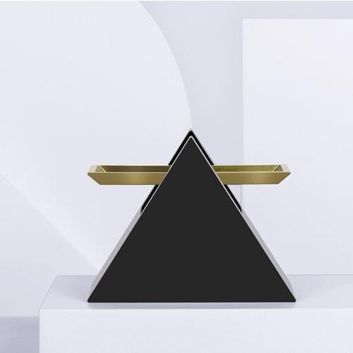 Minimalism Aluminum Hand Punch Coffee Filter Paper Holder Cone-shaped Rack Geometric Design Filter Paper Stand Coffee Supplies