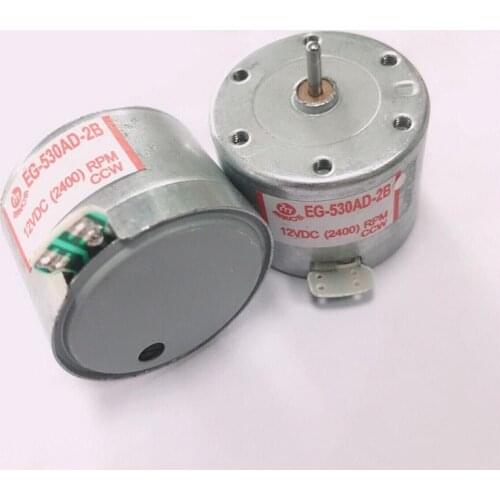 MABUCHI EG-530AD-2B Mute Motor DC12V 2400RPM Micro Mini 32mm Round Spindle Motor for Recorder Motor CD DVD Player
