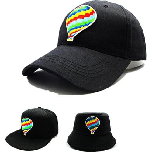 LDSLYJR hot air balloon embroidery cotton Baseball Cap hip-hop cap Adjustable Snapback Hats for men and women 119