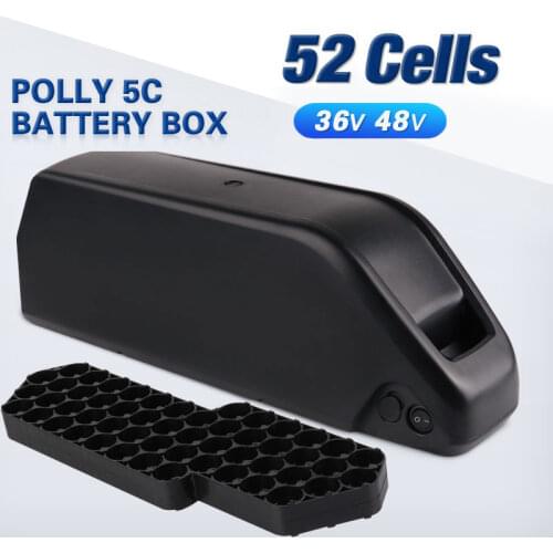 Battery Box Battery Case Polly 5C Down Tube Downtube E-bike Electric Bike Battery Housing Nickle Strips 21700 cells