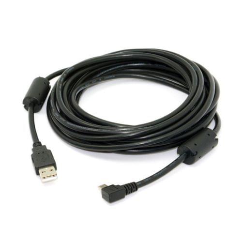 CYDZ Mini USB B Type 5pin Male Right Angled 90 Degree to USB 2.0 Male Data Cable