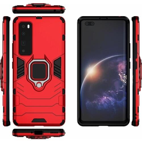 Phone Holder Finger Ring Case For Huawei Nova 7 Pro 5G Magnetic Armor Shockproof Cover For Huawei Nova 7 Pro 7pro Nova7pro Funda