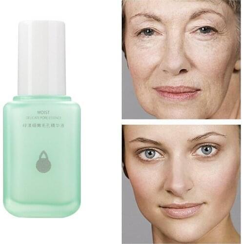 Greenlouch Pore Shrink Essence Tighten Refining Moisturizing Whitening Pore Repair Serum Reduce Fine Lines Face Skin Care TSLM1