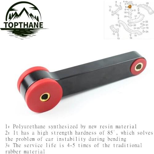 Engine Mount For Subaru EJ20 Impreza WRX STi Legacy Forester 1993-2017 Pitch Stop Mount Anodized Aluminum