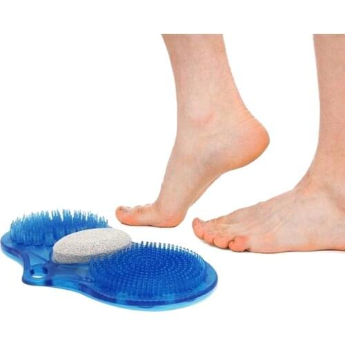 10.44*5.52*2.37 Inches Pvc Foot Scrubber Massager Cleaner Spa Exfoliating Washer Wash Feet Clean Cushion Bathroom Supplies