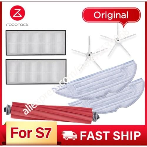 Original Roborock Accessory,roborock S7 Mop ,S7 Filter,S7 Side Brush,for roborock S7 Vacuum Cleaner Parts Accessories(Optional)