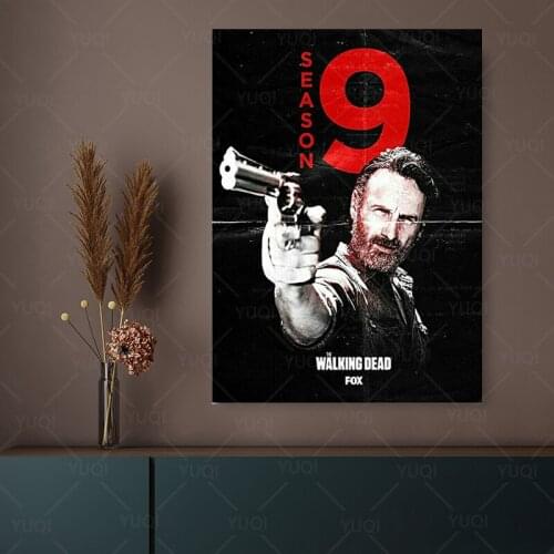 Home Decor Poster Art The Walking Dead Season 9 Poster Wall Art Home Decoration Decorative Wall Picture for Living Room