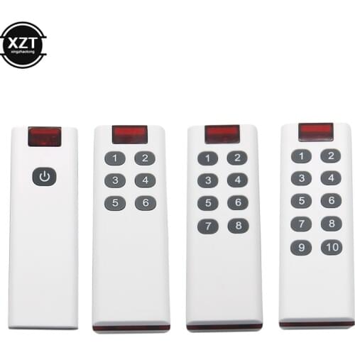 433MHz Remote Control Transmitter for Remote 12V23A Switch 1/2/3/4/5/6/8 Button 1000M Long Range Remote Key Pad 2262/EV1527