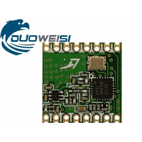 RFM26 | RFM26W | Wireless transceiver module | FSK | 433MHz | 868MHz | 915MHZ | Smart home | SI4463 | 1500m