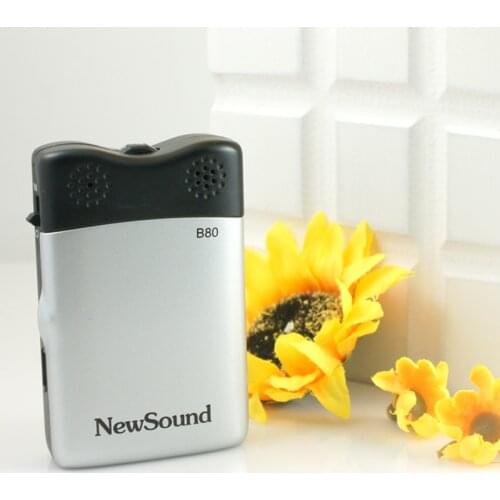 Hearing aid Powerful Body-worn Hearing aid B80, for moderate to severe hearing loss easy to use for old people sound amplifier