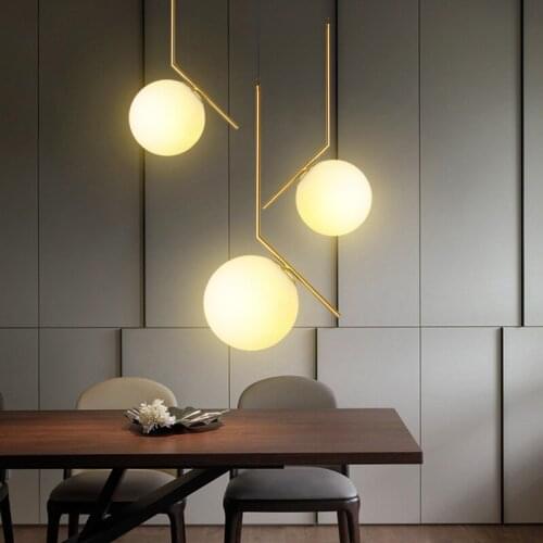 Modern iron glass ball chandeliers ceiling chandelier ceiling modern led chandelier living room decoration luzes de teto