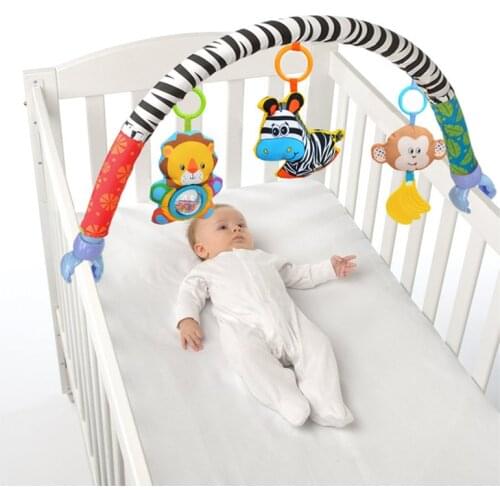 Sozzy Kids Baby Toys 0-12 Months For Newborns Stuffed Stroller Toy Baby Animal Pram Bed Hanging Mobility Rattle Toys Juguete