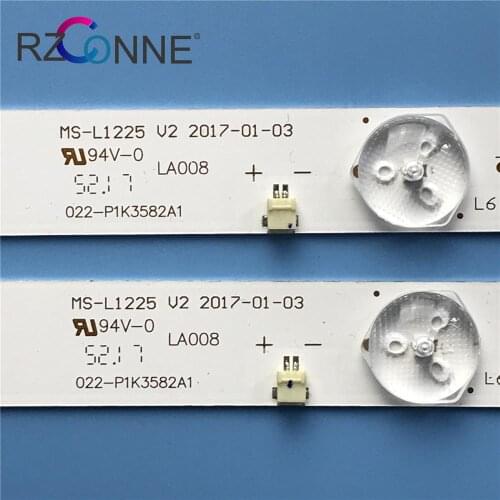 598mm LED Backlight strip 7 lamp For 32'' TV MS-L1225 V2 022-P1K3582A1 LED320E10 CX315DLEDM 18MJ400C72S01