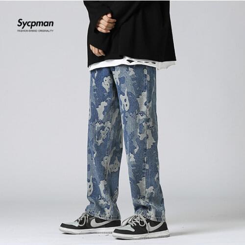 Мужские камуфляжные джинсы SYCPMAN China At AliExpress