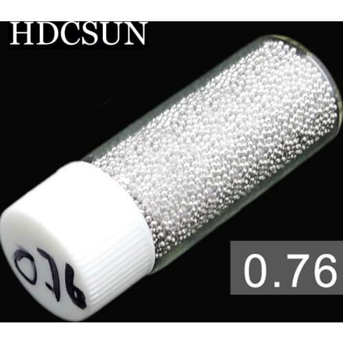 2pcs/lot lead-free 0.76mm 25k solder balls BGA reballing balls for BGA reballing free shipping