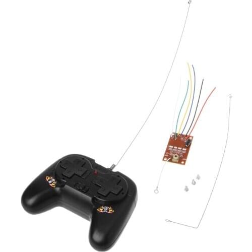 8 Buttons 4CH Remote Control with Receiver Board 27Mhz Antenna for DIY SN-RM9