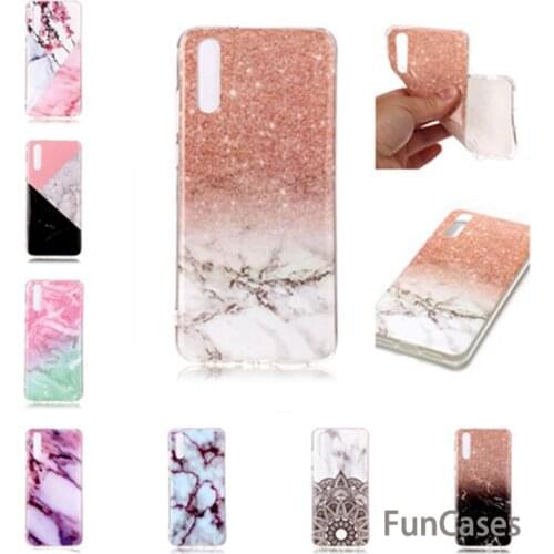 Case For Huawei P Smart P8 P9 Lite 2017 P9 Lite Mini P10 P20 Pro Lite Y5 Y6 2017 Case Marble Flower Soft Phone Cover Huwei