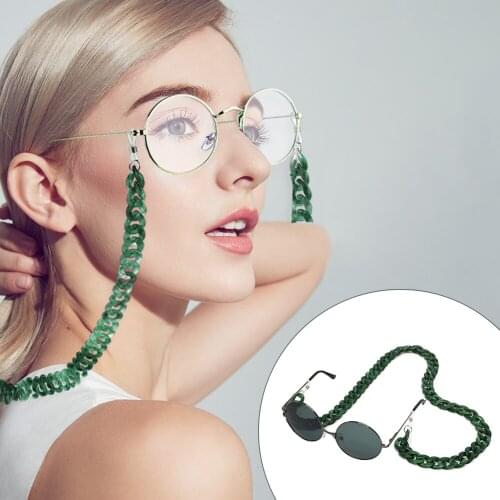 Cord Holder Eyewear Accessories Fashion Acrylic Sunglasses Chain Women Cords Eyeglasses Lanyard Holder Strap