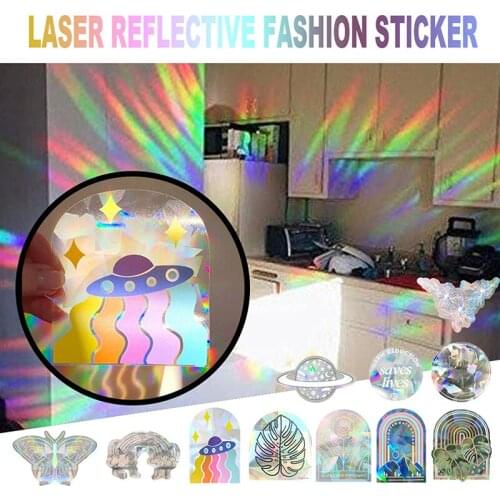 Baby In Car Refit Stickers Motorcycle Decals Fuel Tank Cover Door Window Bumper Colorful Laser Reflective Waterproof Stickers