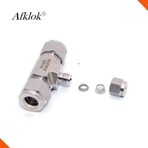 Stainless Steel 304 Pipe Fittings RUT-25MM-8MM-25MM Used for oxygen,nitrogen