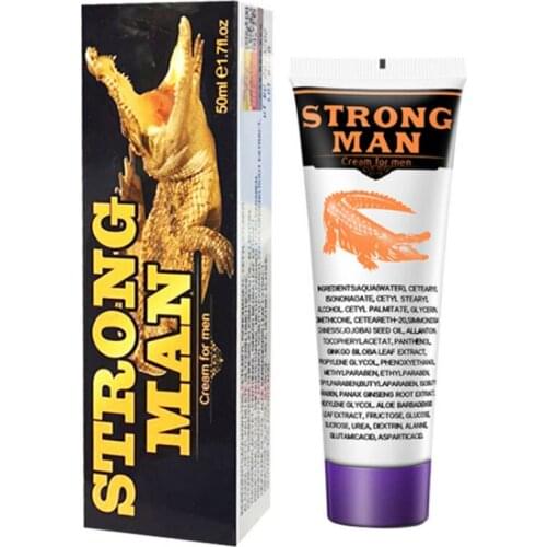 Strong Man XXL Big Dick Penis Enlargement Cream Male Penis Extender Erection Enhancer Increase Thickening Growth Sex Products