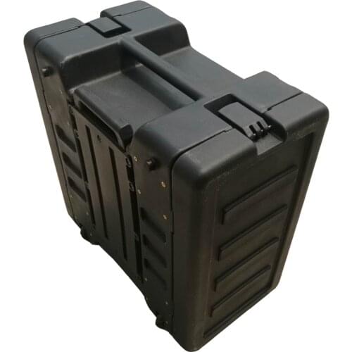 New arrive! Hot sale! Tricases factory IP65 waterproof shockproof dustproof rotational molded 6u simple rack cases