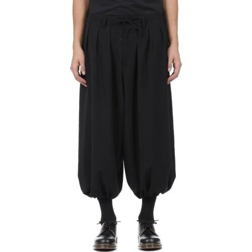 Clothing Mens GD Hair Stylist fashion Catwalk street Lantern pants loose casual pants plus size costumes