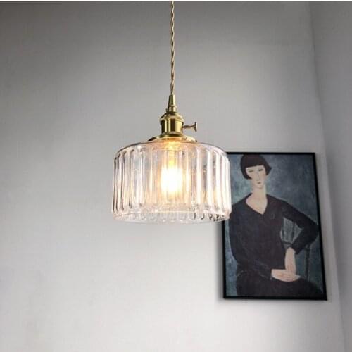 Pendant Lamps Modern Hanging Lights Cords for Dining Bedside Home Decorative Japanese Led Lustre Pendente Copper