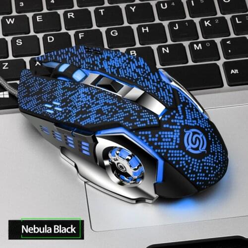 Pro Gaming Mouse 3200DPI Adjustable Silent Mouse Optical LED USB Wired Computer Mouse Notebook Game Mice For Gamer Home Office