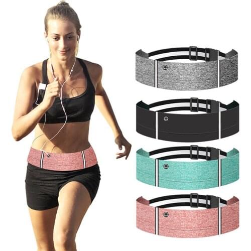 Sports Bag Running Waist Bag Pocket Bag Outdoor Jogging Cycling Running Bag Waterproof Adjustable Anti-theft Pack Sport Belt Bag