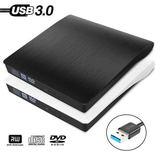 USB 3.0 External DVD RW Drive CD/DVD-ROM Player CD/DVD-RW Burner Reader Writer Recorder Portatil for Windows Mobile PC Laptop