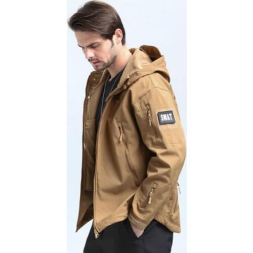 Autumn Winter Thicken Mens Windproof Jacket Waterproof Tactical Jacket Breathable Mens Jackets and Coats Fashion Men Clothing