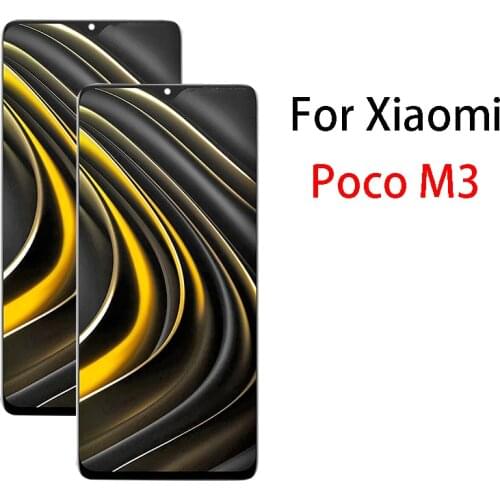6.53'' Original For Xiaomi Poco M3 LCD M2010J19CG Touch Screen Display Digitizer Assambly Replacement For Poco M3 LCD