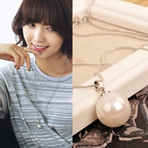 2016 Fashion Vintage Contracted And Delicate Short A Pair Of Real pearl Necklaces Women Jewelry