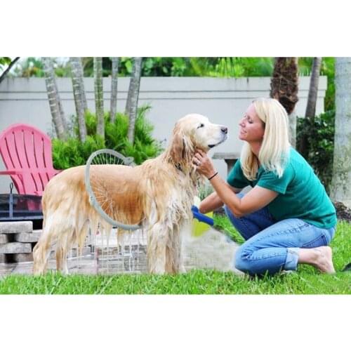 360 Washing Sprayers Dog Cat Bath Cleaning Washing Bath Sprayers Portable Massager Ring-Shaped Shower Tool Pet Bathing Tool