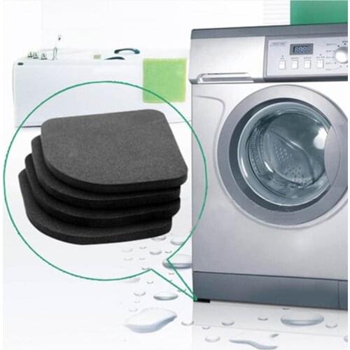 4pcs/set Washing Machine Shock Pads Non-slip Mats Refrigerator Anti-vibration Pad Home Chair Desk Feet Mat Bathroom Accessories