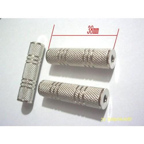 50pcs metal 3.5mm 1/8" Female to 3.5mm Female Jack Audio Headphone Stereo adapter New