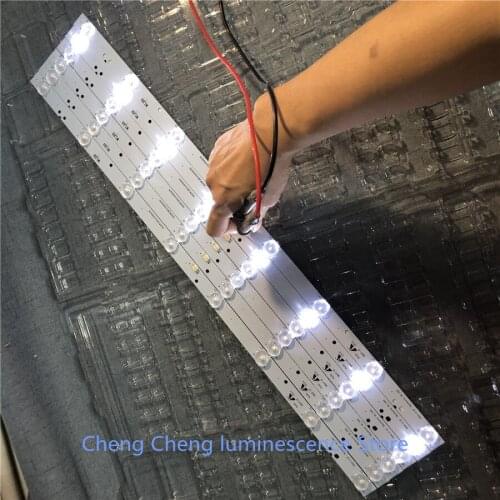 6pcs x 32 inch Original LED w/ Optical Lens Fliter TV for SKYWORTH 32_3X8 Monitor Panel SH32MJE8MY3024000235 8-LEDs 595mm