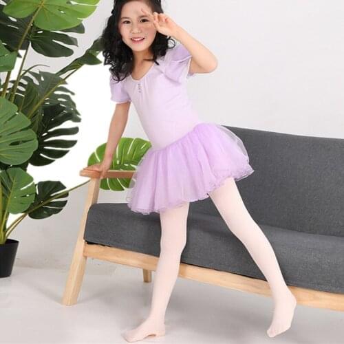 60D White Thin Children Practise Dancing Whole Socks Ballet Professional Stockings Girl Ballet Dance Dress Wear Perfotmance Sock