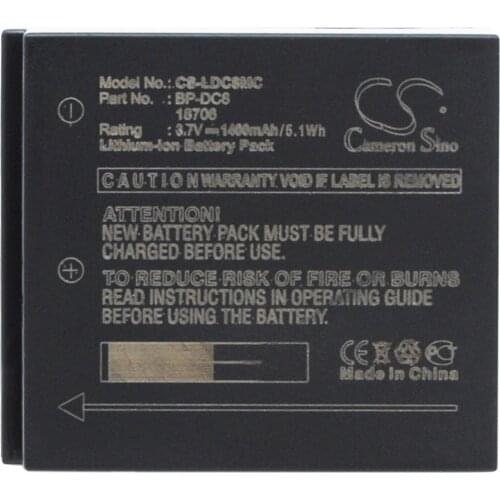2021 Battery For LEICA BP-DC8 X1 1400mAh
