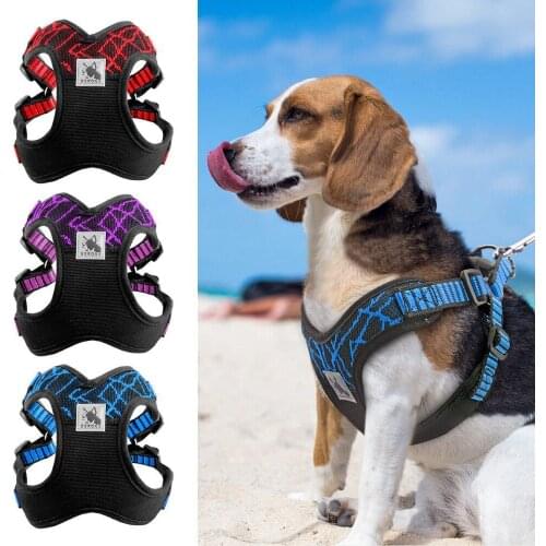 No-pull Sport Reflective Dog Harness For Small Medium Large Dog Pitbull Bulldog Outdoor Dog Training Walking Safety Vest Harness