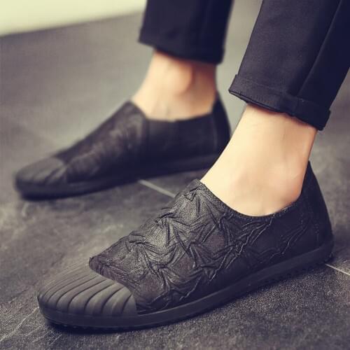 Brand Fashion Mens Canvas shoes Male casual soft low top slip on shoes men loafers Driving Shoes breathable Loafers MA-92