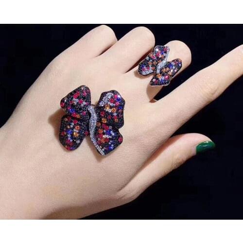 Кольца с фианитами для женщин FPPJ China At AliExpress