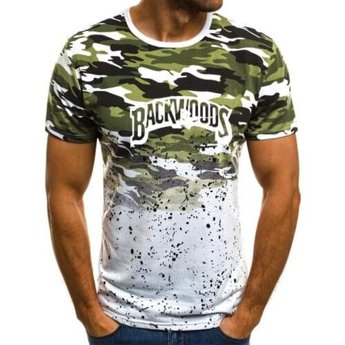 Men T Shirt Streetwear Short Sleeve Shirt Summer Camouflage 3D Printed Male T Shirt Casual Tops Tees Fashion O Neck Tshirt Male