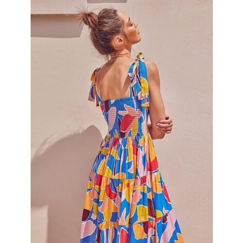 JASTIE Sleeveless Summer Dresses